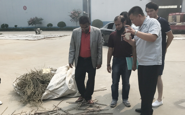客户考察560秸秆颗；；；；；