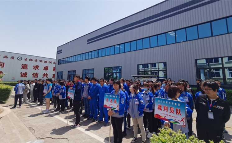 快乐运动，，，，康健生涯 山东manbet春季运动会拉开帷幕